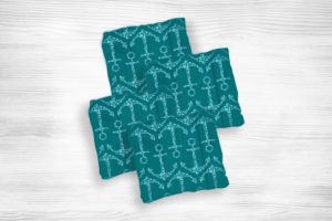 Corn hole bags Abstract anchor