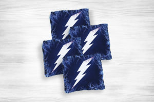Corn hole bags Bolts design