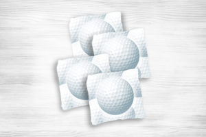 Corn hole bags golf1 design