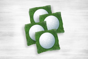 Corn hole bags golf2 design