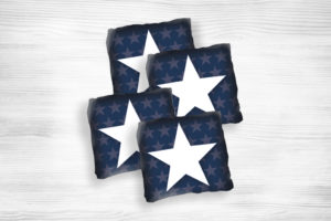 Corn hole bags stars1 design